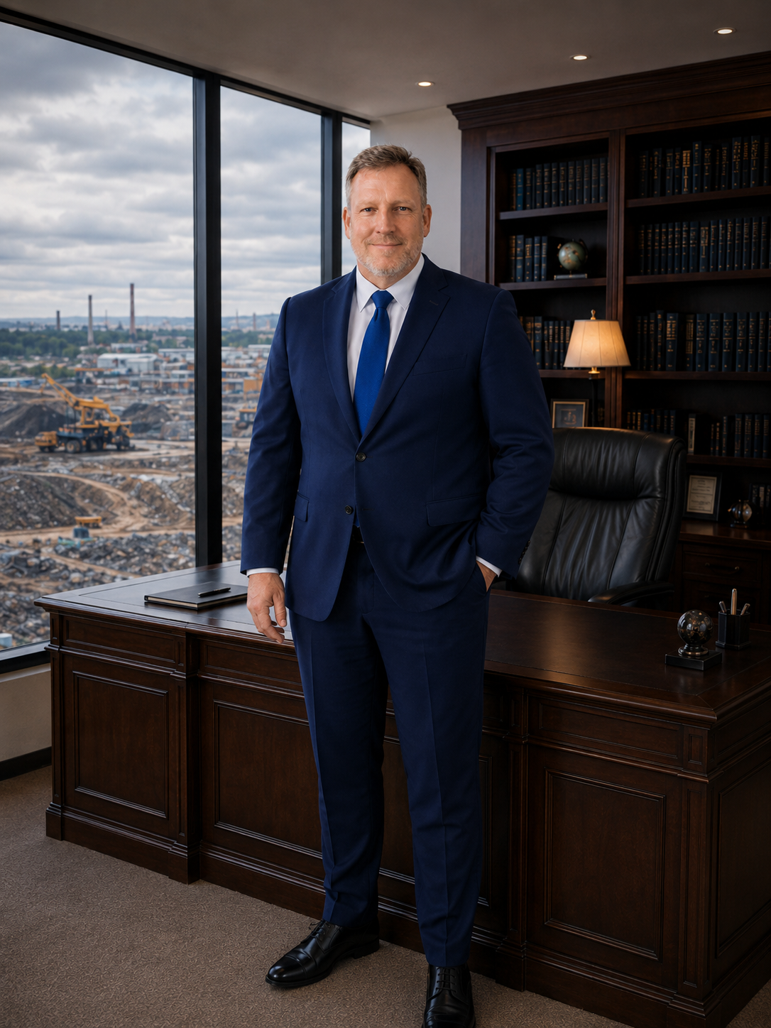 Jean Marais in an executive office representing private boardroom briefings for asset-intensive leaders